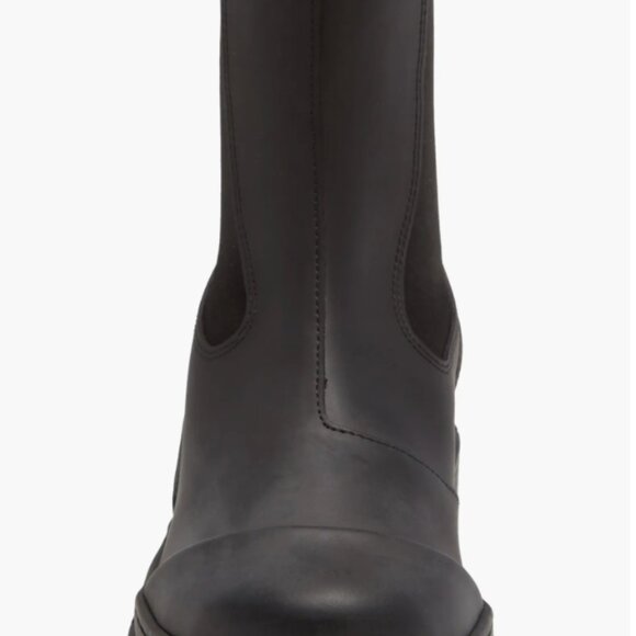 Ganni Recycled Rubber Chelsea Rain Boot Size 38 - Picture 10 of 12